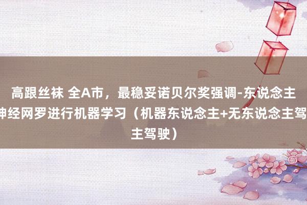 高跟丝袜 全A市，最稳妥诺贝尔奖强调-东说念主工神经网罗进行机器学习（机器东说念主+无东说念主驾驶）