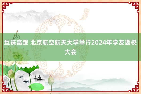 丝袜高跟 北京航空航天大学举行2024年学友返校大会