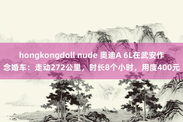 hongkongdoll nude 奥迪A 6L在武安作念婚车：走动272公里，时长8个小时，用度400元