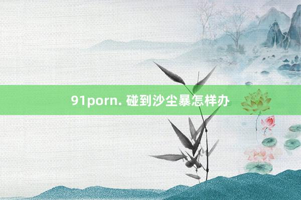 91porn. 碰到沙尘暴怎样办